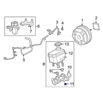 Jeep OE - Brake Master Cylinder Nut