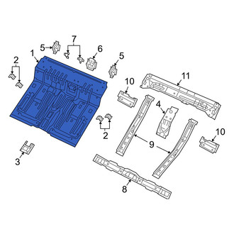 Jeep OE - Rear Floor Pan