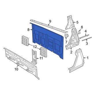 Jeep OE - Rear Truck Cab Back Panel