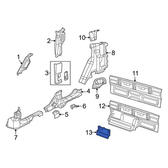 Jeep OE - Rear Truck Bed Storage Box