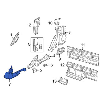 Jeep OE - Left Kick Panel Trim