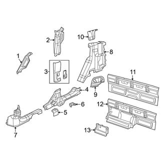 Jeep OE - Cab - Interior Trim (Pillars)