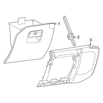 Jeep OE - Instrument Panel - Glove Box