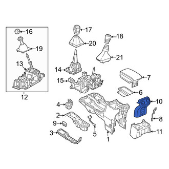 Jeep OE - Rear Console Panel