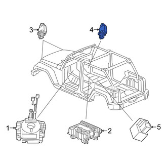 Jeep OE - Rear Air Bag Impact Sensor