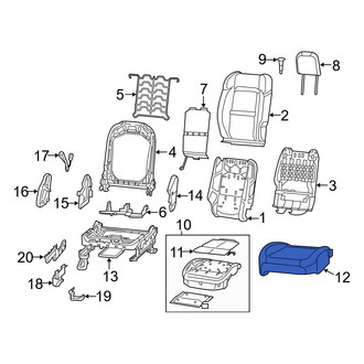 Jeep OE - Front Right Seat Cover
