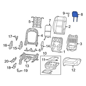 Jeep OE - Front Right Headrest