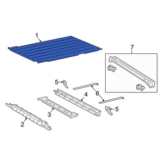 Jeep OE - Rear Truck Bed Floor