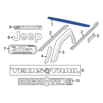 Jeep OE - Rear Spoiler