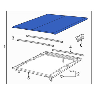 Jeep OE - Rear Truck Bed Lid