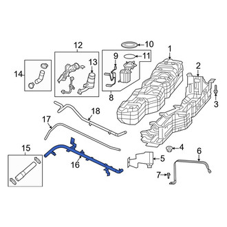 Jeep OE - Fuel Filler Hose