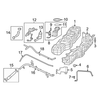 Jeep OE - Fuel System Components (3.6L)