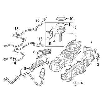 Jeep OE - Fuel System Components (3.0L)