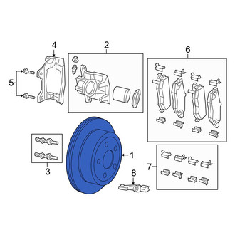 Jeep OE - Rear Disc Brake Rotor