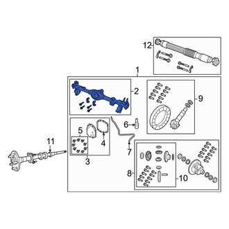 Jeep OE - Rear Differential Housing