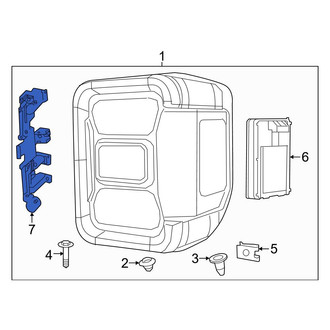 Jeep OE - Left Blind Spot Detection System Warning Sensor Bracket