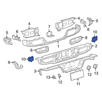 Jeep OE - Rear Right Reflector Panel