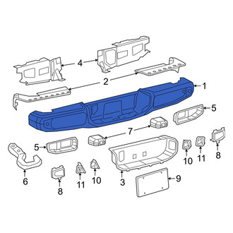 Jeep OE - Rear Bumper Cover