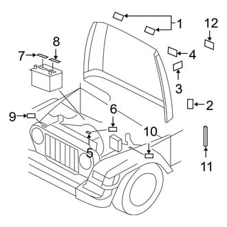 Jeep OE - Information Labels - Labels
