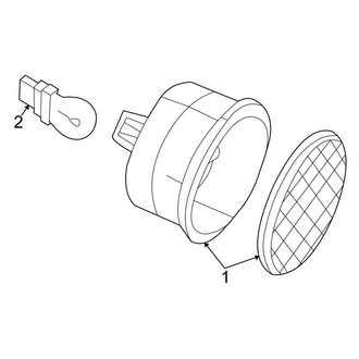 Jeep OE - Front Lamps - Park & Signal Lamps