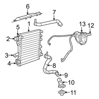 Jeep OE - Cooling - Radiator & Components (3.8L)