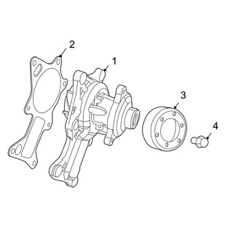 Jeep OE - Cooling - Water Pump (70th Anniversary / Rubicon / Sahara / Sport / Unlimited 70th Anniversary / Unlimited Rubicon / Unlimited Sahara / Unlimited Sport 3.8L)