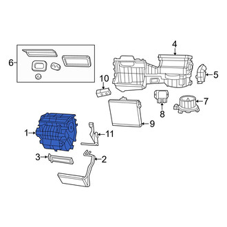 Jeep OE - HVAC Unit Case