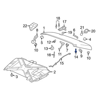 Jeep OE - Hood Pop Up Spring Bolt