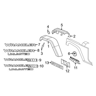 Jeep OE - Fender - Exterior Trim