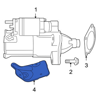 Jeep OE - Lower Starter Heat Shield
