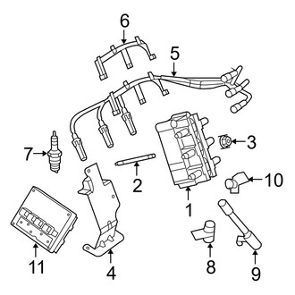 Jeep OE - Electrical - Ignition System (70th Anniversary / Rubicon / Sahara / Sport / Unlimited 70th Anniversary / Unlimited Rubicon / Unlimited Sahara / Unlimited Sport 3.8L)