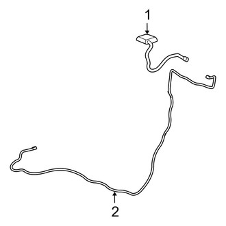 Jeep OE - Electrical - Antenna (With Satellite Antenna), (75th Anniversary / Rubicon / Sahara / Sport / Sport S / Unlimited 75th Anniversary / Unlimited Rubicon / Unlimited Sahara / Unlimited Sport / Unlimited Sport S)