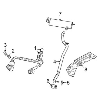 Jeep OE - Exhaust System - Exhaust Components (3.8L)