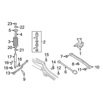 Jeep OE - Front Suspension - Suspension Components
