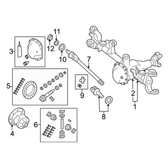 Jeep OE - Front Suspension - Front Axle & Carrier