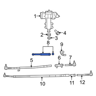 Jeep OE - Front Steering Damper