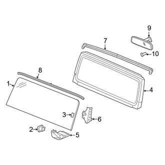 Jeep OE - Windshield - Glass