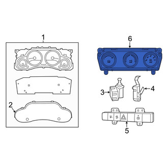 Jeep OE - HVAC Temperature Control Panel