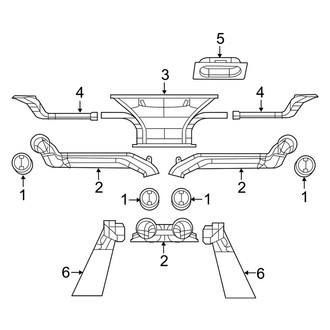 Jeep OE - Instrument Panel - Ducts