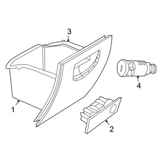 Jeep OE - Instrument Panel - Glove Box