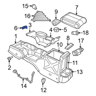Jeep OE - Console Cap