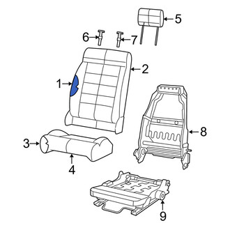 Jeep OE - Front Right Seat Back Cushion