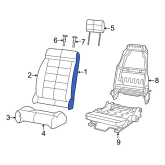 Jeep OE - Front Left Seat Back Cushion