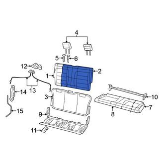 Jeep OE - Rear Seat Back Cushion Cover