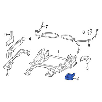 Jeep OE - Front Seat Track Cover