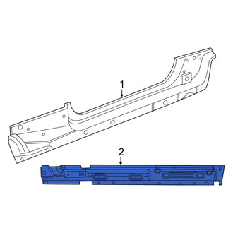 Jeep OE - Right Rocker Panel Reinforcement