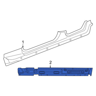 Jeep OE - Left Rocker Panel Reinforcement