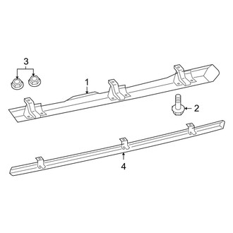 Jeep OE - Pillars, Rocker & Floor - Exterior Trim (Unlimited Rubicon / Unlimited Sahara / Unlimited Sport)