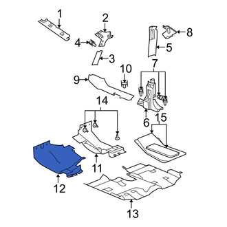 Jeep OE - Front Left Floor Carpet