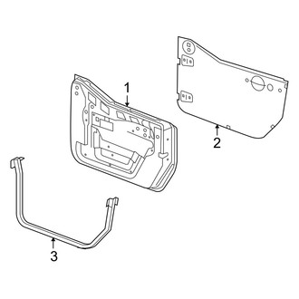 Jeep OE - Front Door - Door & Components (Half Door)